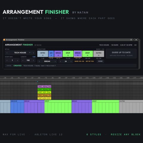 Arrangement Finisher